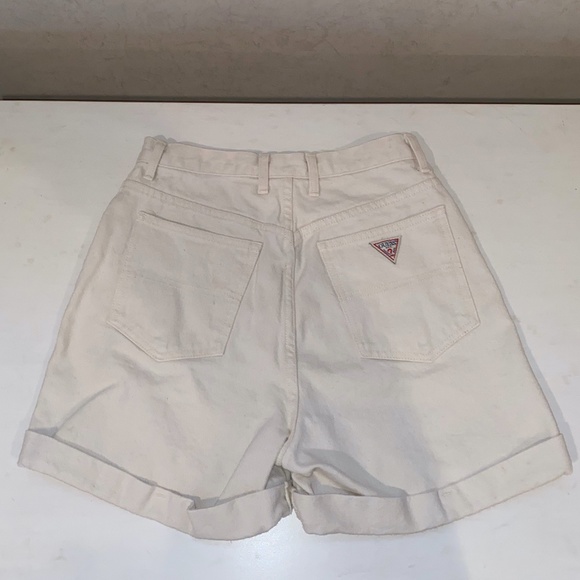 Guess Jeans High Waisted Denim Cuffed Shor… - Picture 8 of 8